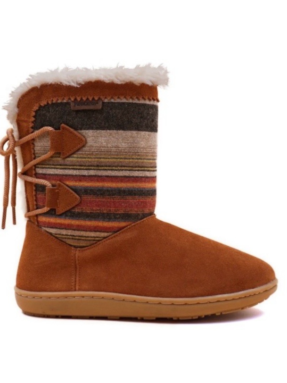 Pendleton Women's Brown Chukka Boots Size 8 Southwestern Caramel Cafe Colorway
